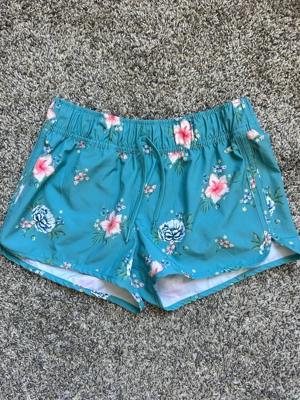 O’Neil Hyperfreak Quick Dry Girls Floral Shorts size 14